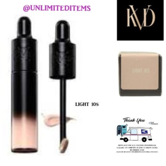 Kat Von D Other - KVD Beauty Good Apple Lightweight Full-Coverage Concealer Light 105 🆕🏃‍♀️‍⚡🚚